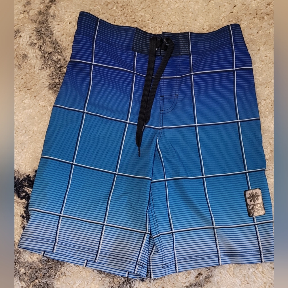 🔥2For$20 Mens OP Boardshorts Blue Size Small  22" Outseam NEW